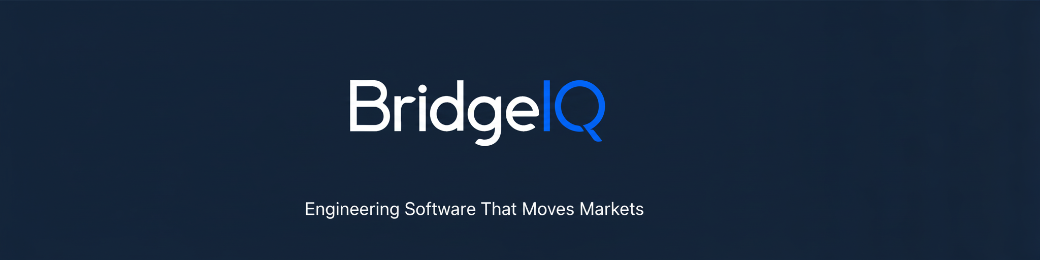 BridgeIQ | Engineering Software That Moves Markets